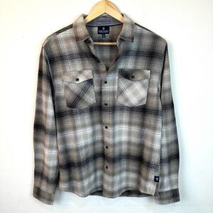 Roark Revival NWT Brown‎ Flannel Shirt Men’s S